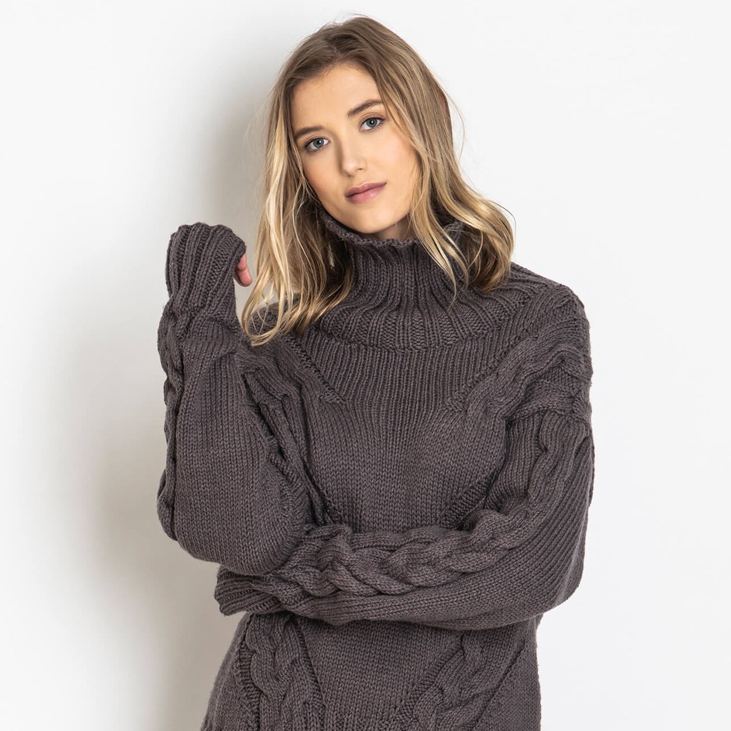 Blue Sky Fibers Solway Sweater Jumper Knitting Pattern
