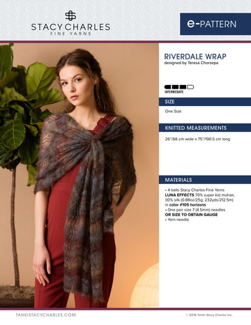 Stacy Charles Fine Yarns Riverdale Wrap PDF