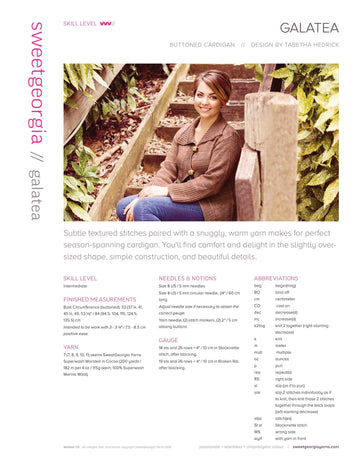 SweetGeorgia Galatea PDF