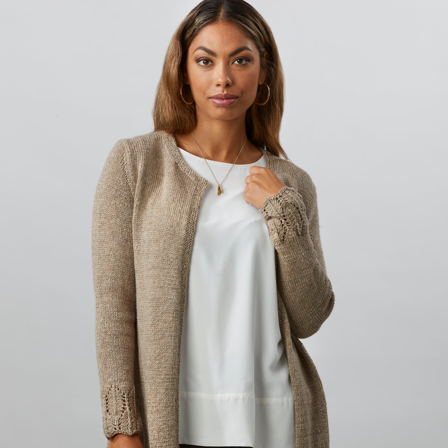 Stacy Charles Fine Yarns Margot Duster Knitting Pattern
