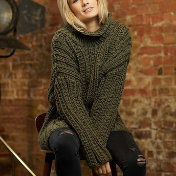 Mia Sweater Jumper Knitting Pattern