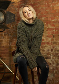 Mia Sweater Jumper Knitting Pattern