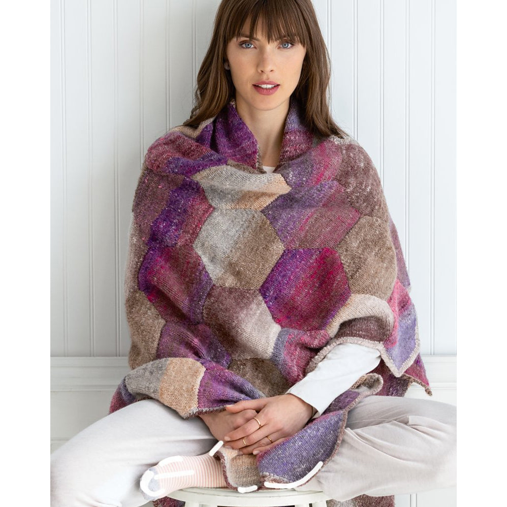 Noro Hexad Blanket Knitting Pattern