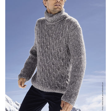 Lana Grossa M Pullover Jumper Knitting Pattern