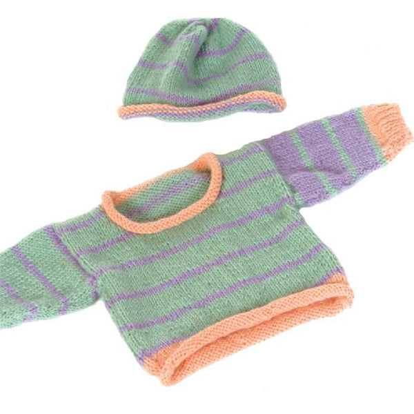 Plymouth Yarn P -Color Baby Sweaters Knitting Pattern
