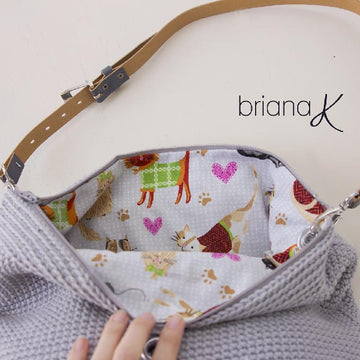 Cat Yarn Project Bag