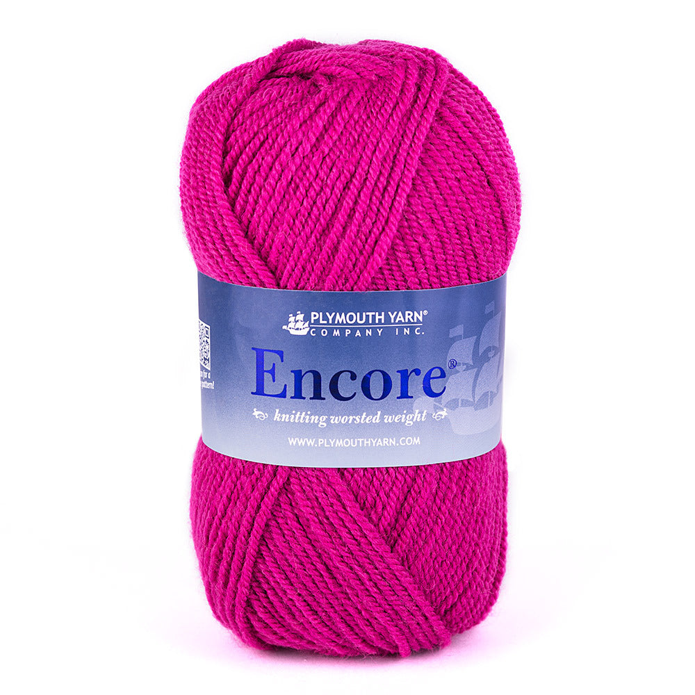 Plymouth Encore Worsted acrylic wool blend yarn balls