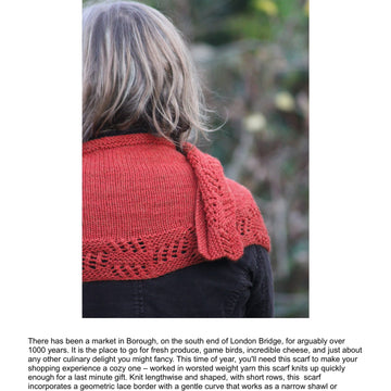 Rachel Brown Borough Market Scarf Knitting Pattern