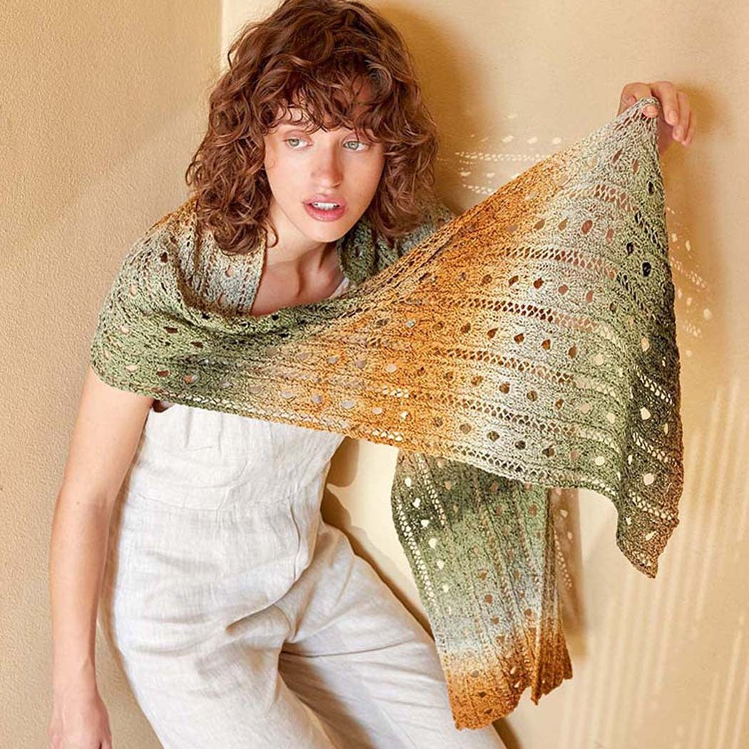 Lang PTO50-05 Shawl Wrap Knitting Pattern