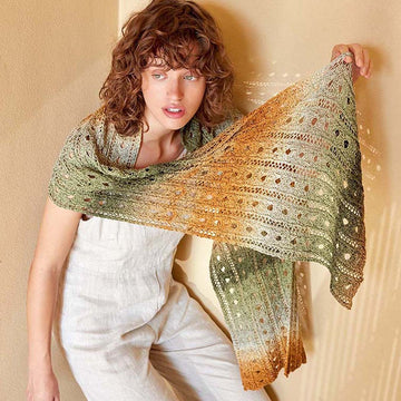 Lang PTO50-05 Shawl Wrap Knitting Pattern