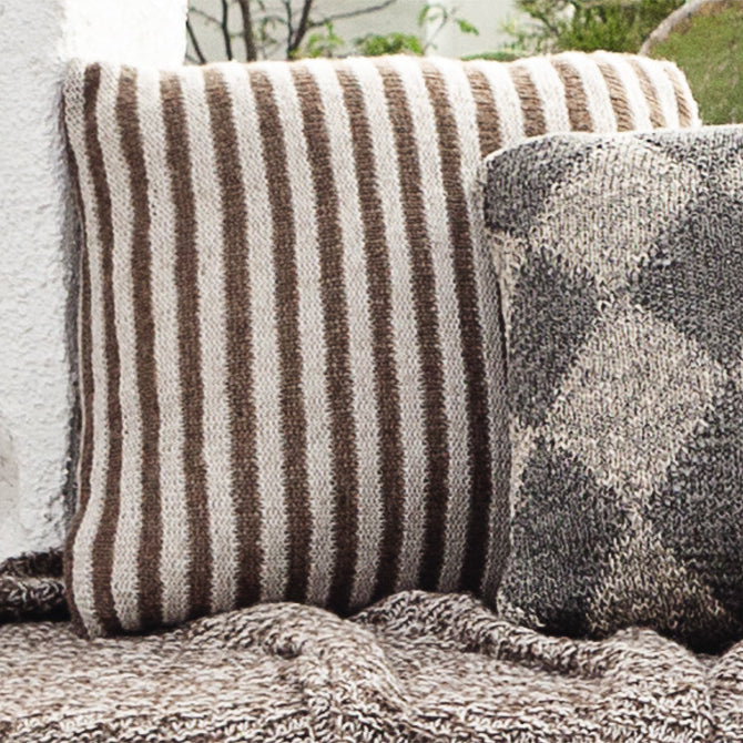 Lana Grossa Pillow Cover Homeware Knitting Pattern
