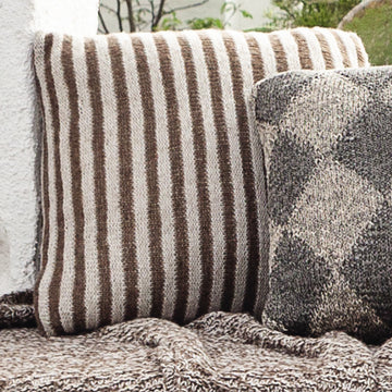 Lana Grossa Pillow Cover Homeware Knitting Pattern
