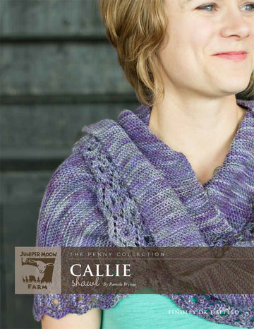Callie Shawl in Juniper Moon Farm Findley DK Dappled - PDF