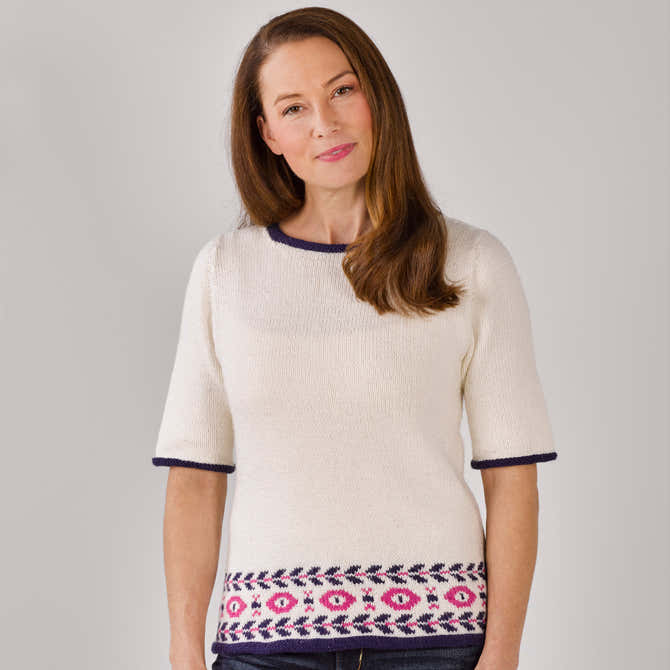 Valley Yarns Rubellite Knitting Pattern