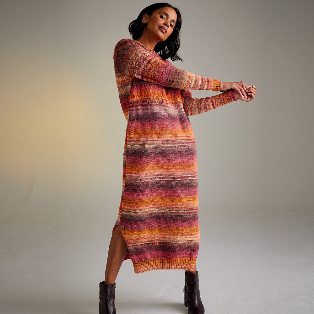 Sirdar Tall Poppies Dress Knitting Pattern