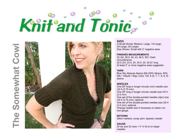Knit and Tonic Somewhat Cowl Jumper Knitting Pattern