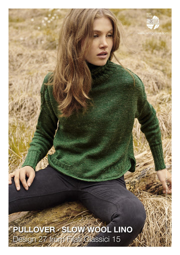 Lana Grossa 27 Pullover in Slow Wool Lino PDF