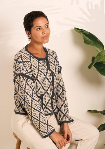Swan Cardigan Knitting Pattern