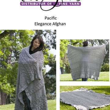 Cascade Yarns W Elegance Afghan Blanket Knitting Pattern