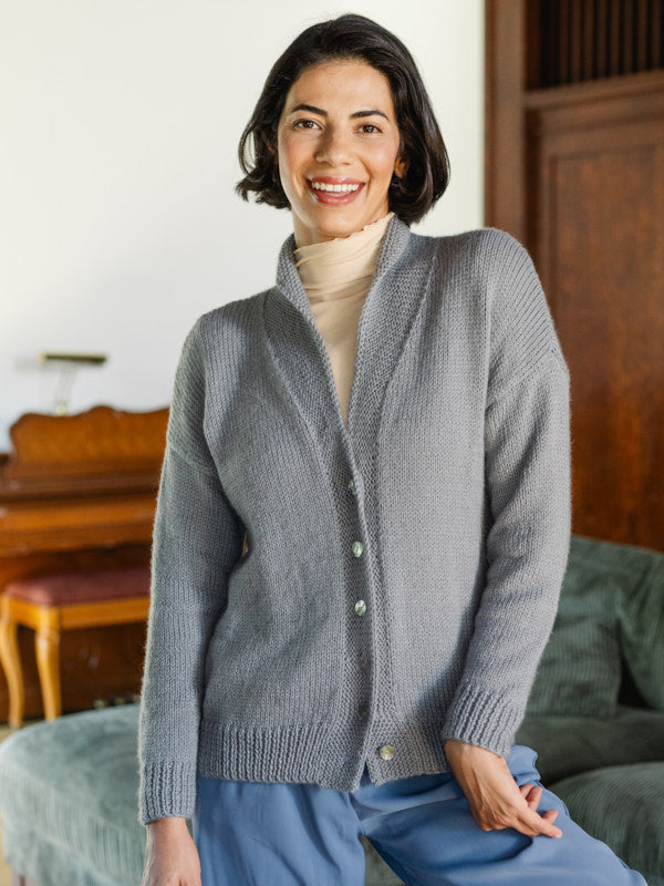 Windsor Cardigan in Berroco Modern Comfort Knitting Pattern