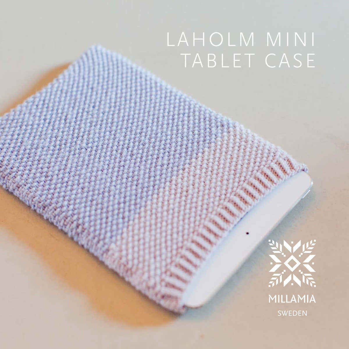 MillaMia Laholm Mini Tablet Case Knitting Pattern