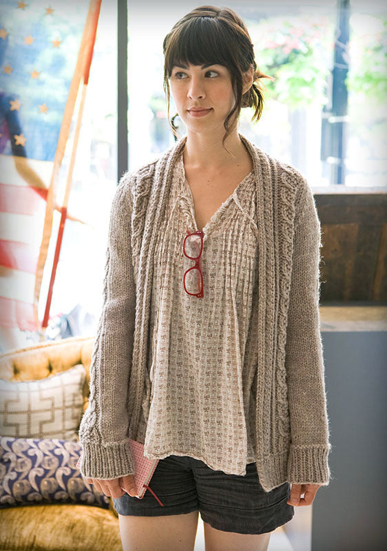 Aidez Cardigan Knitting Pattern