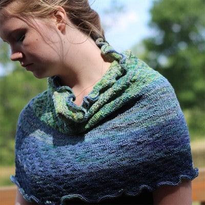 Koigu Color Ramp Cowl/Capelet Knitting Pattern