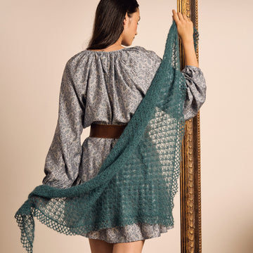 Rowan Kidsilk Haze Reimagined Wrap Knitting Pattern
