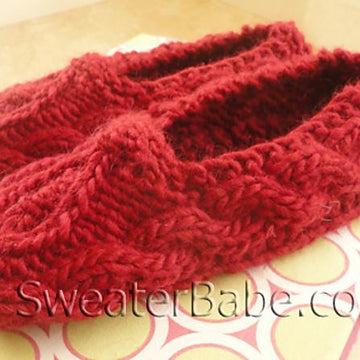 #143 One-Skein Sweetheart Slippers
