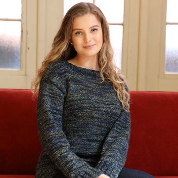 Plymouth Yarn Boyfriend Pullover Jumper Knitting Pattern