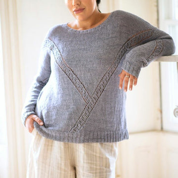 Mondego Pullover Top Knitting Pattern