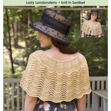 Classic Elite Yarns Lady Londonderry Cape Knitting Pattern