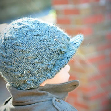 Cabled Tweedy Topper