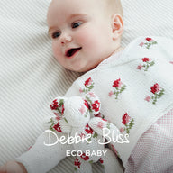Debbie Bliss Rosebud Crossover Cardigan and Teddy Bear Set