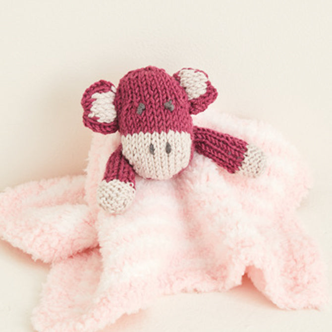 Sirdar Baby Sweater with Monkey Motif and Toy Knitting