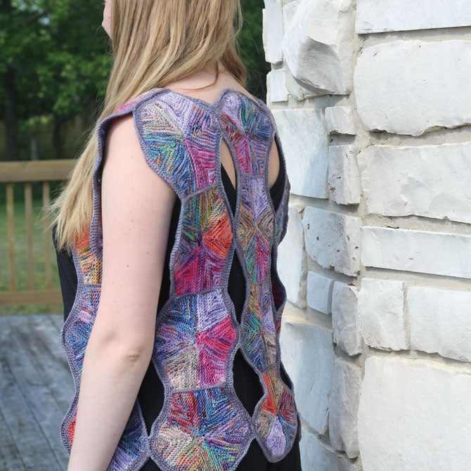 Koigu Global Market Vest Waistcoat Crochet Pattern