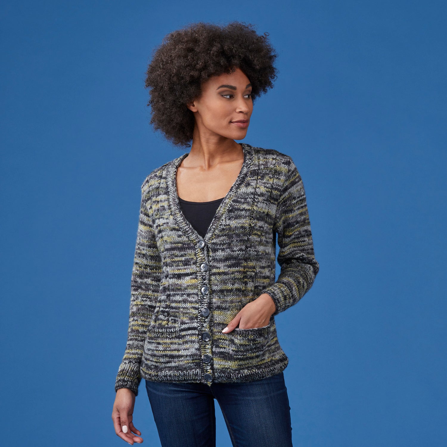 Tahki Yarns Basalt Cardigan Knitting Pattern