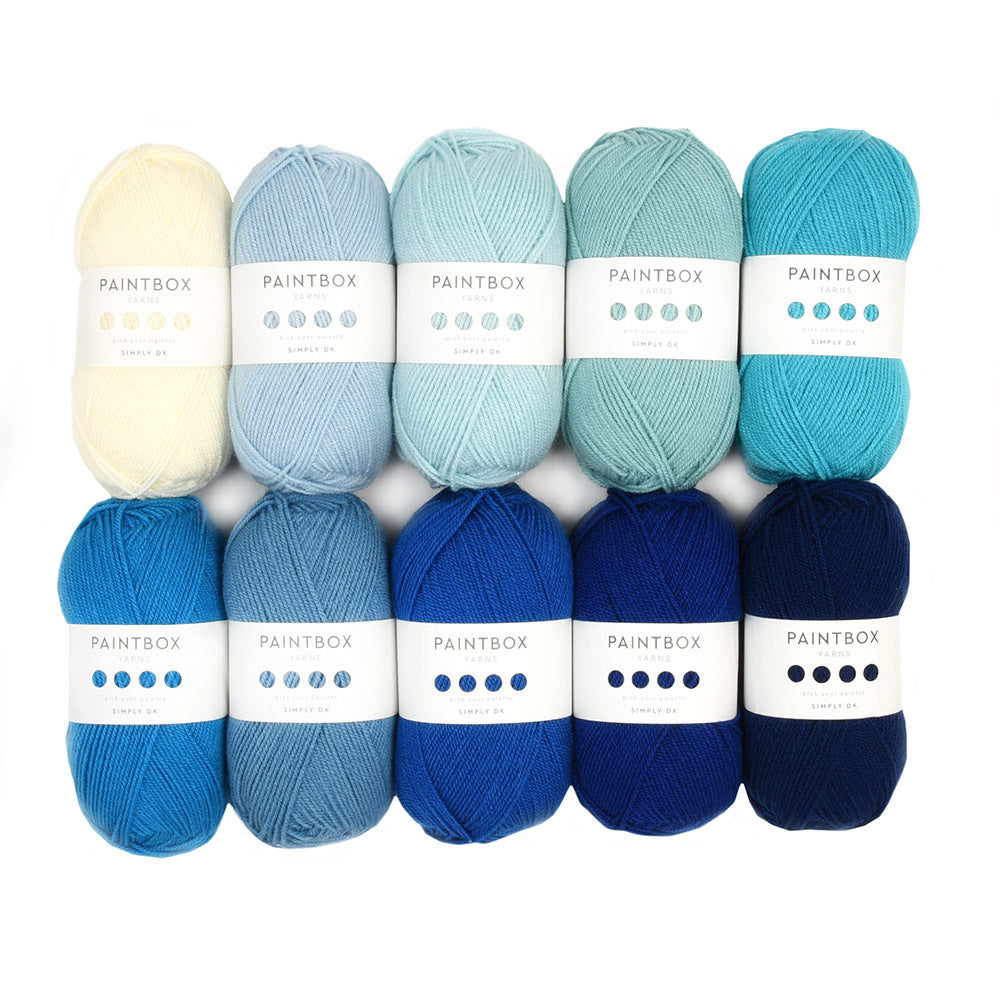 Paintbox Yarns Simply DK 10 Ball Color Pack - Chloe's blanket Yarn - Acrylic DK