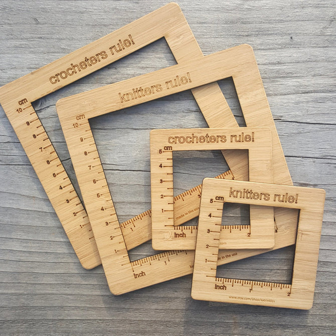 Katrinkles Gauge Swatch Measurement Ruler Tool