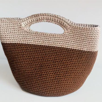 Double Colour Tote Market Bag