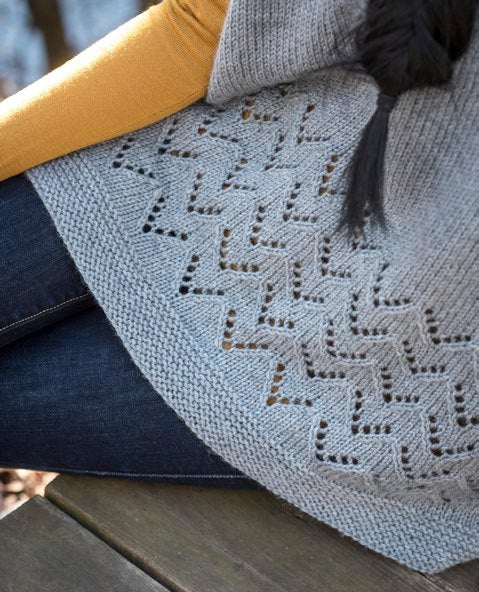 Berroco Camden Hills Poncho Cape Knitting Pattern
