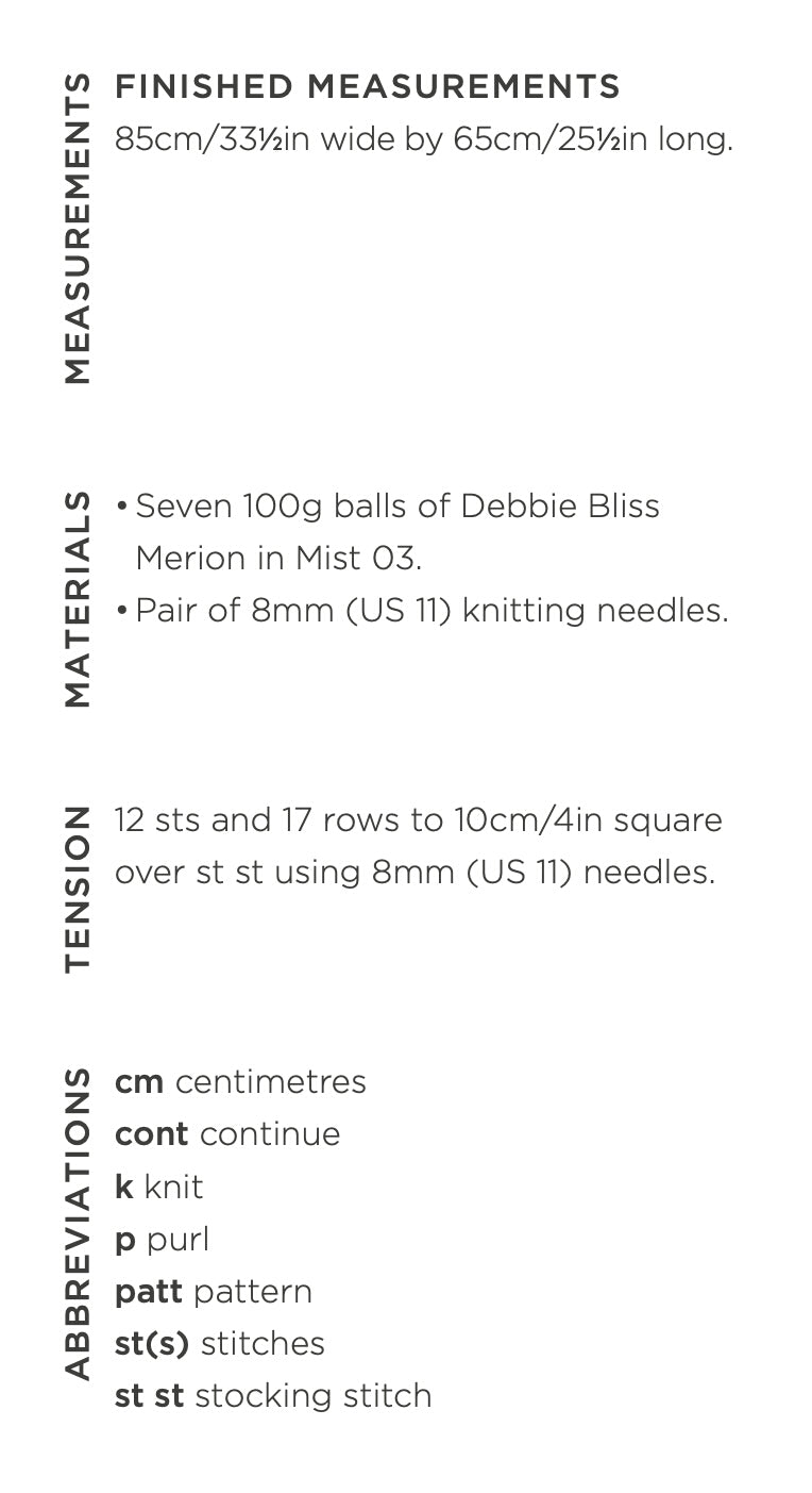 Debbie Bliss Clara Poncho Knitting Pattern