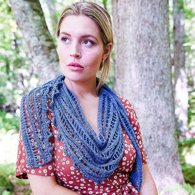 Berroco 414 Cambria Cape Knitting Pattern