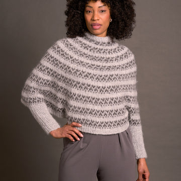 Gabor In Rowan Alpaca Sparkle Cape Knitting Pattern