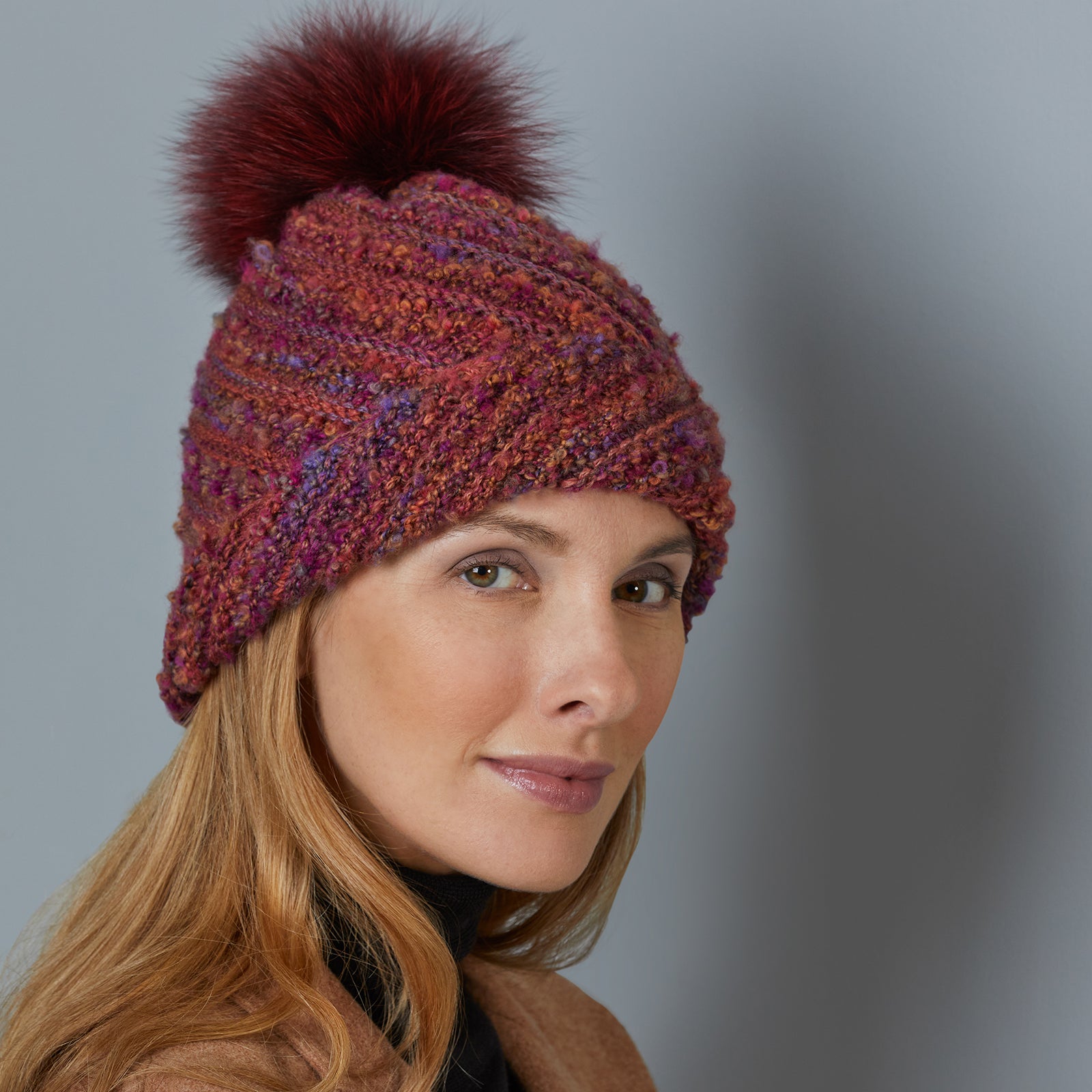 Stacy Charles Fine Yarns Harley Hat Knitting Pattern