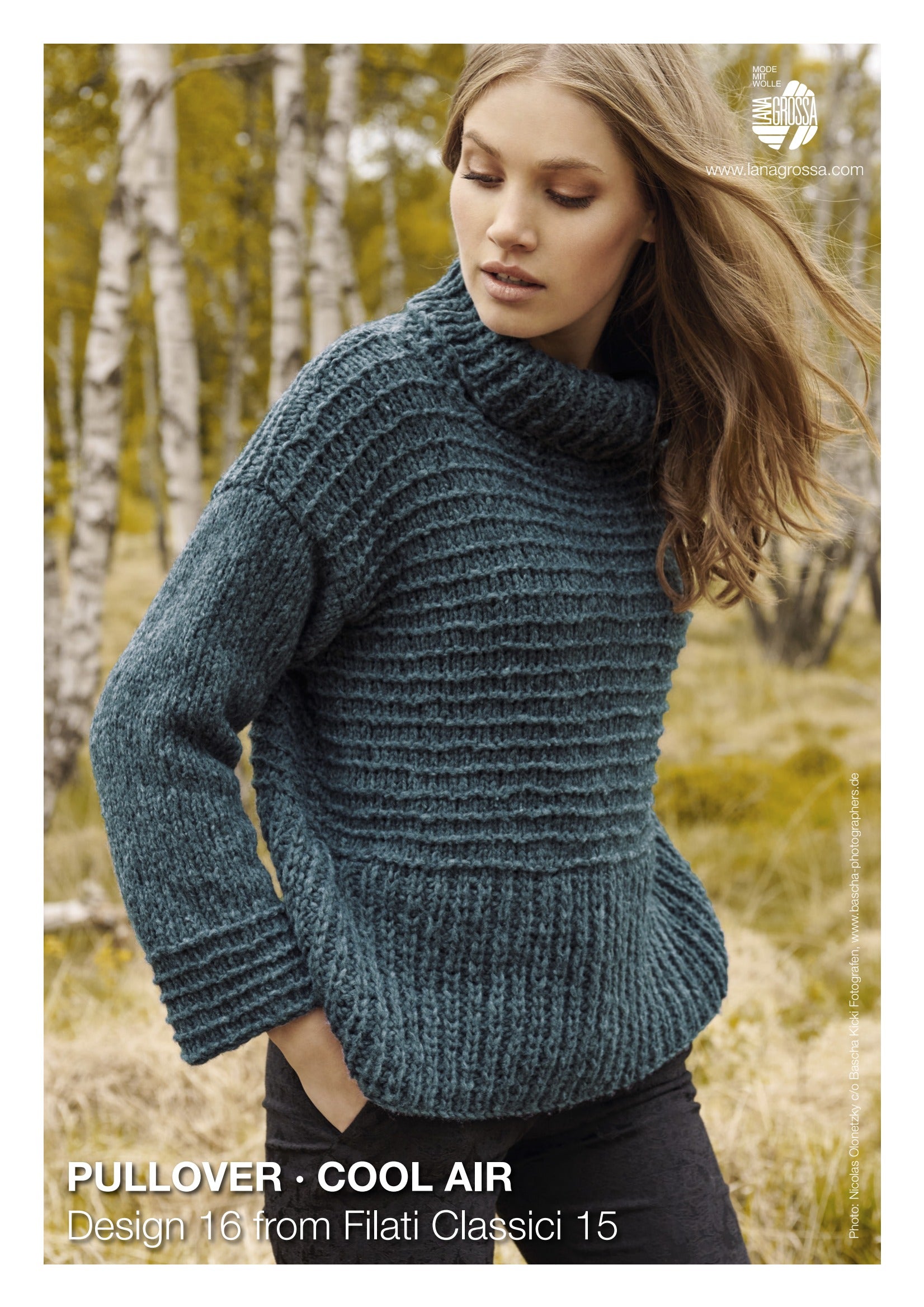 Lana Grossa Pullover Jumper Knitting Pattern
