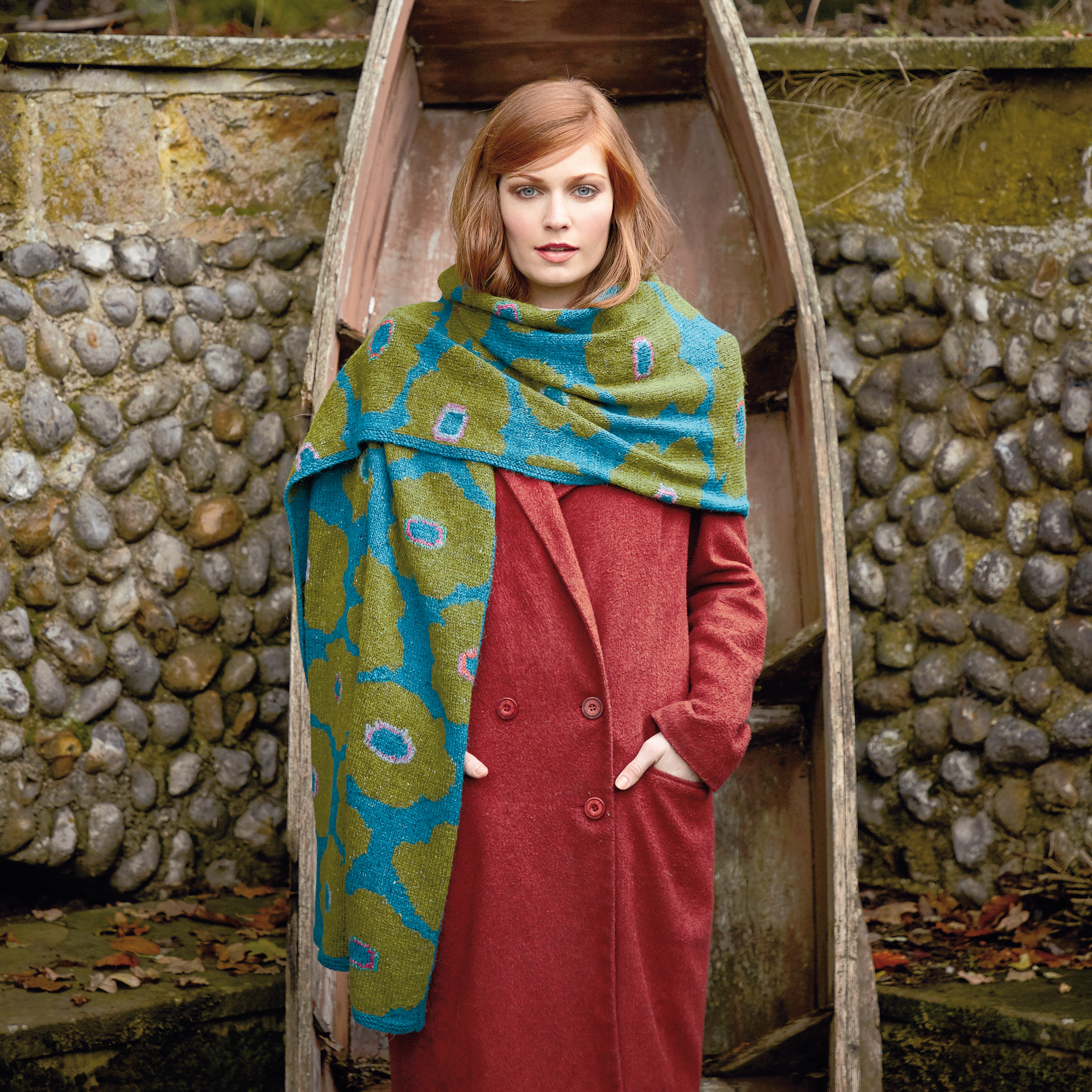 Rowan Winter Vintage Scarf Knitting Pattern