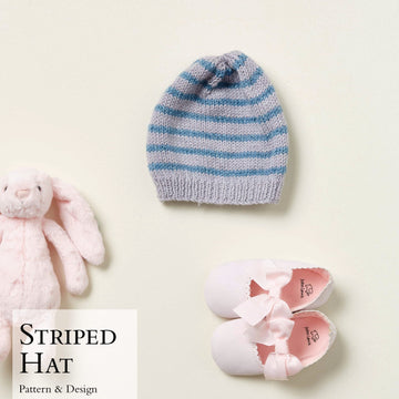 Rowan Striped Hat Knitting Pattern