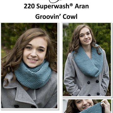Cascade Yarns A Groovin' Cowl Knitting Pattern