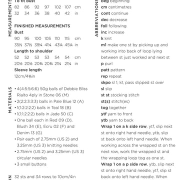 Debbie Bliss Vera Top PDF